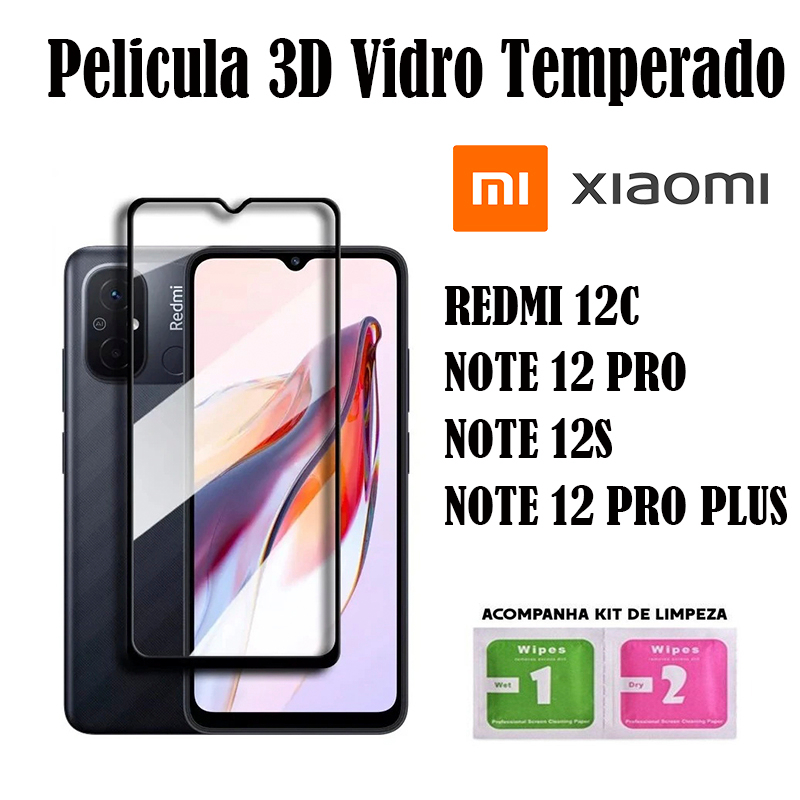 2 Peliculas Vidro Temperado 9D Para Xiaomi Redmi Note 12 5G - M7