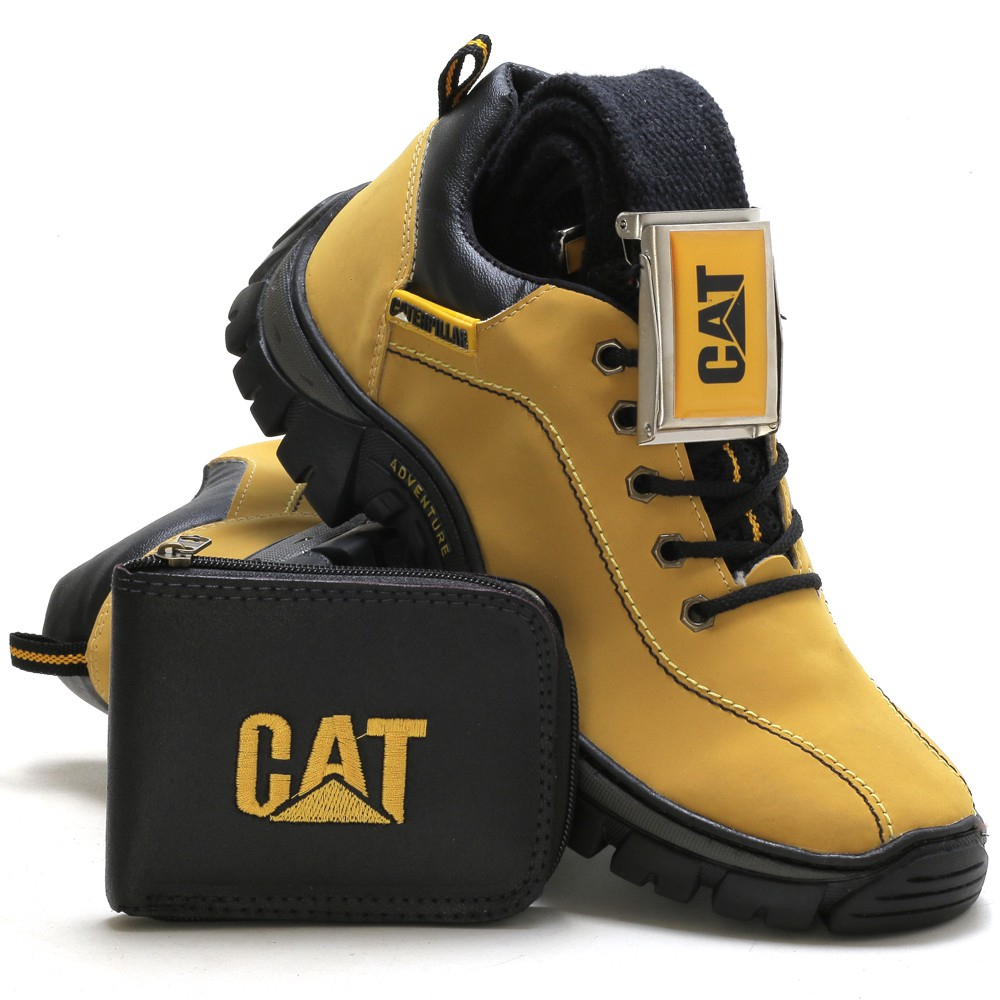 Tenis Bota Caterpillar Adventure Masculino Promoção + Kit Acessorios