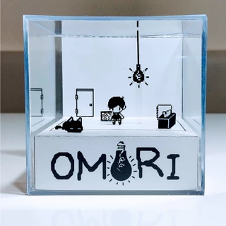Cubo Diorama Omori para decoração