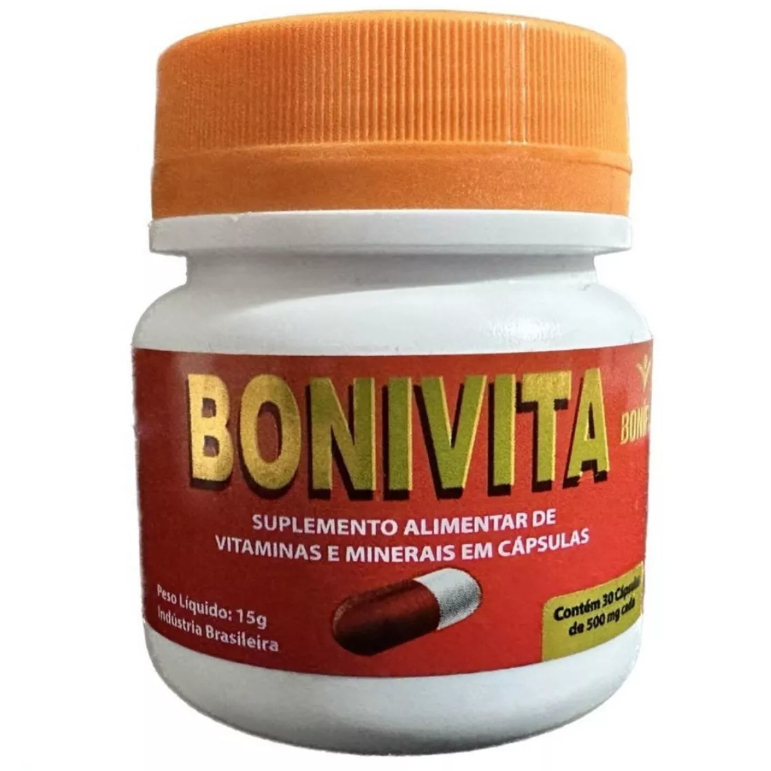 Suplemento Alimentar Vitaminas e Minerais em cápsulas 30 por pote ...