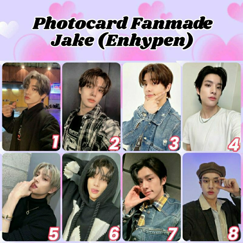 Photocard Jake Enhypen - Selca Fanmade | Shopee Brasil