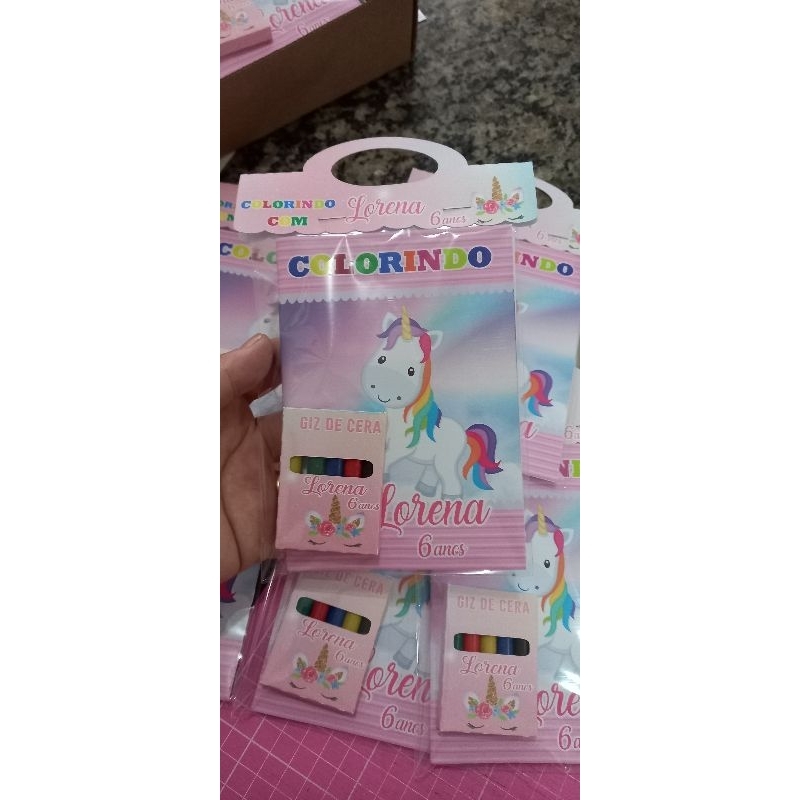 Kit de Colorir com Giz de Cera My Little Pony