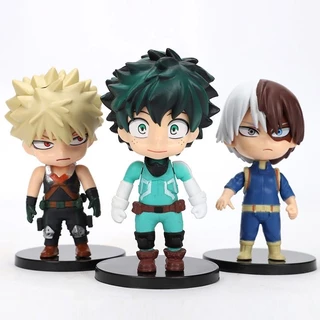 Action figures Boku no hero academia Midoriya Todoroki Bakugo
