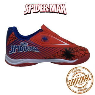 Chuteira Futsal Marvel Spider Man Infantil - Vermelho+azul