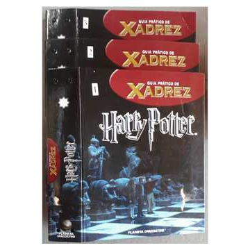 Kit 3 Guias Práticos do Xadrez Harry Potter Planeta Deagostini