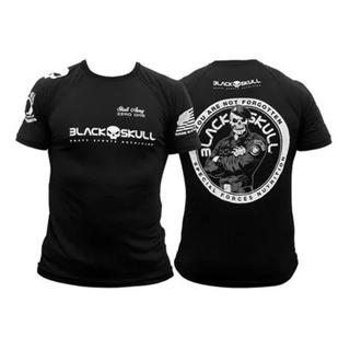 Camisa Dry Fit Modelo Soldado Bope - Black Skull