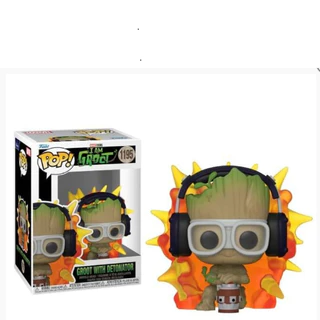 FUNKO POP MARVEL IAM GROOT GROOT W/DETONATOR 1195 NOVO ORIGINAL em Oferta na Shopee