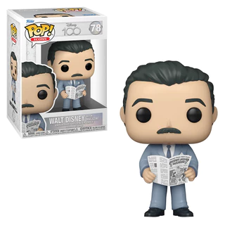 FUNKO POP ICONS DISNEY 100TH - WALT DISNEY WITH MAGAZINE 78 NOVO ORIGINAL em Oferta na Shopee