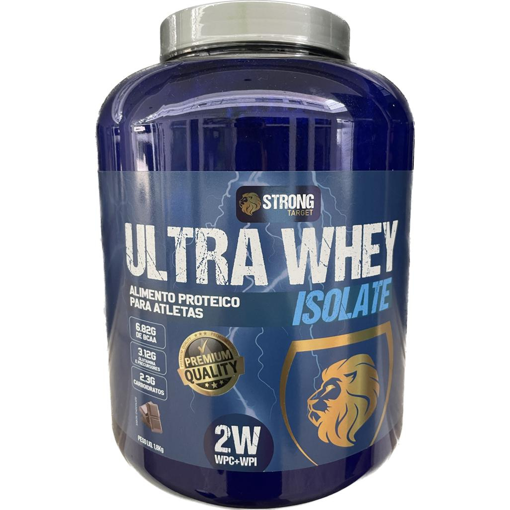 Ultra Whey Isolate Proteina Isolada E Concentrada- 1800gr- Strong Target