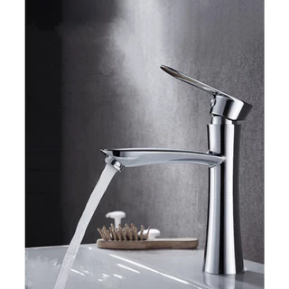 Torneira Banheiro Lavatório Lavabo Cozinha Bica Baixa Para Pia Mesa Moderno Aço Metal