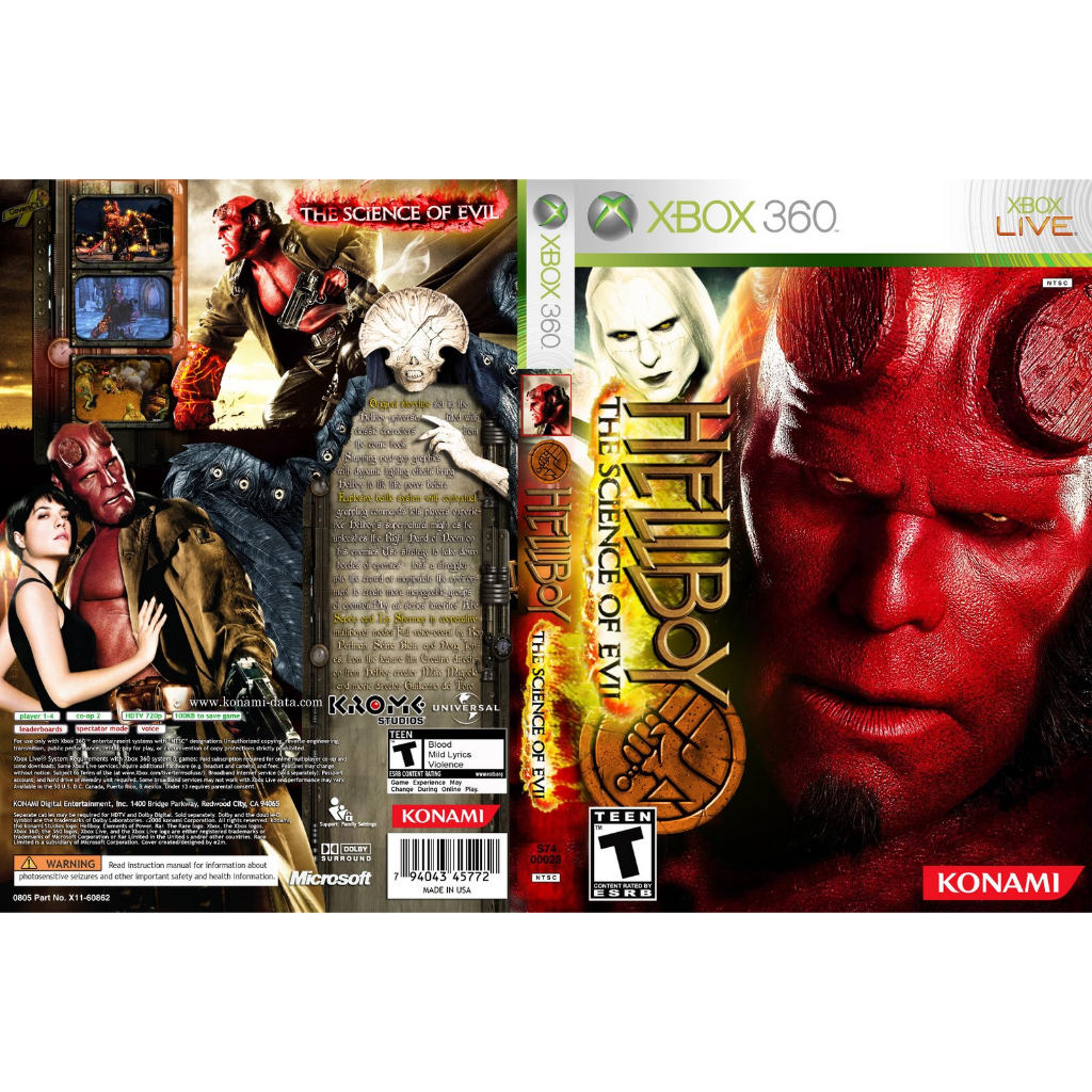 Hellboy The Science of Evil P/ XBOX360 (LTU/LT/JTAG/RGH) | Shopee Brasil