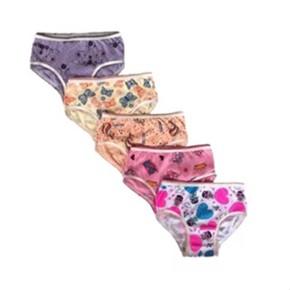 Kit 12 Calcinhas Infantil Criança Algodão Estampas Diversas