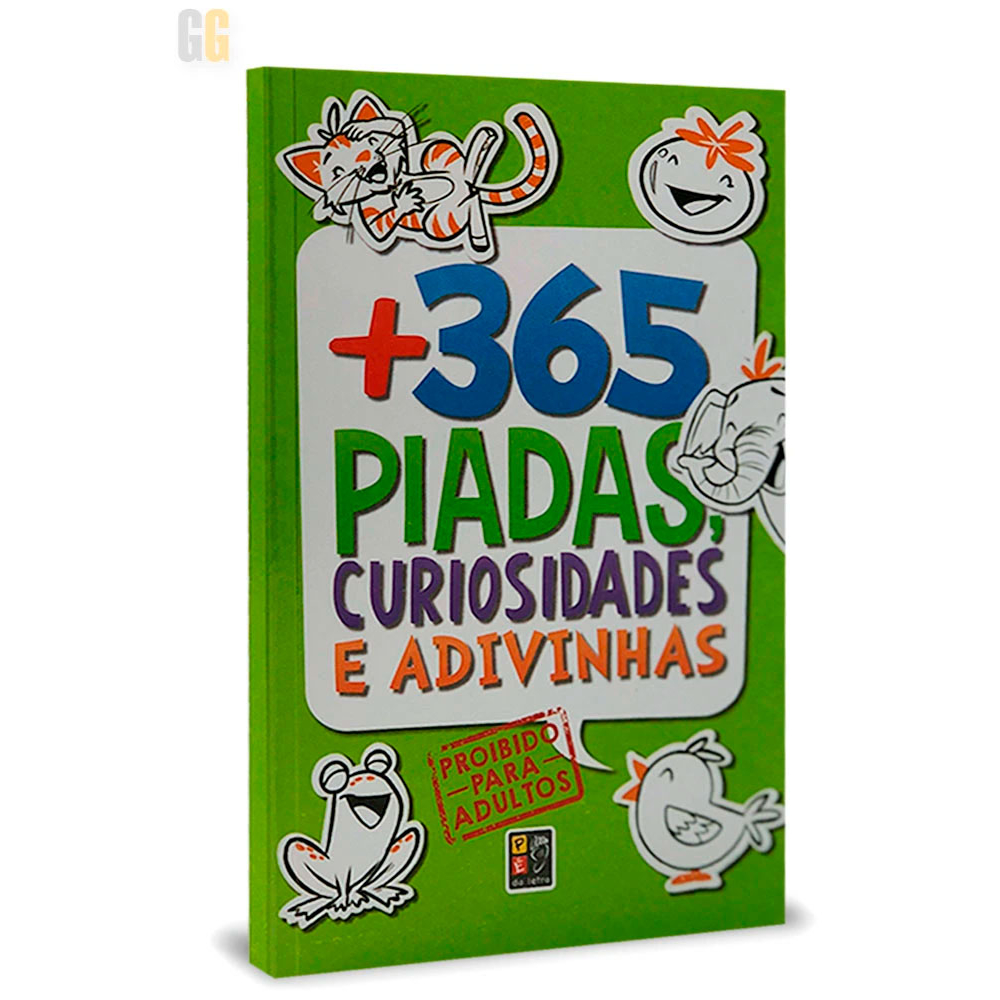 Livro infantil 365 Piadas, Curiosidades e Adivinhas Verde Idade 5