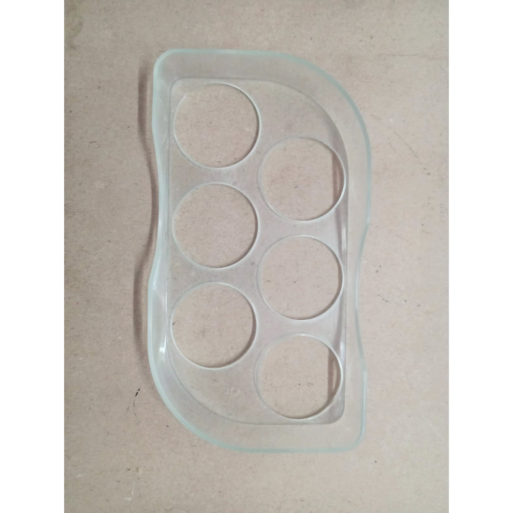 Replacement Fridge Door Bottom Tray For Bosch KSV29/33/36 Series - Lower Shelf/Bottle Holder, Clear ABS