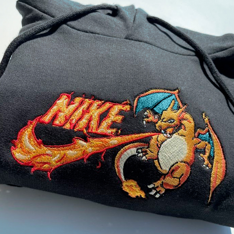 Moletom NlKE "CHARIZARD" BORDADO - Hoodie