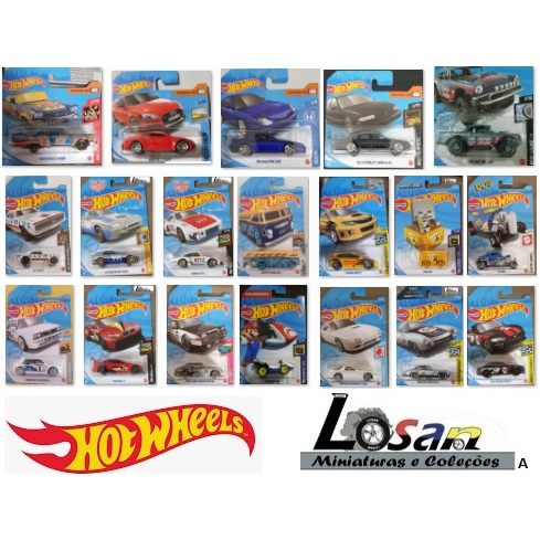 Hot Wheels - Lotes de 5 / 10 / 15 (Carro Carrinhos Coleção Miniatura Colecionador Brinquedos)