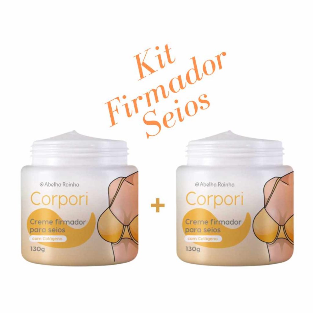 Kit 2 Unidades Creme Firmador Para Seios Corpori Abelha Rainha 130g ...