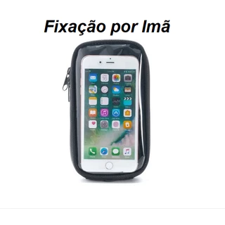 Suporte/case magnético para Celular na Moto C/ Imã para Tanque Combustível