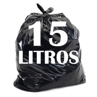 Saco de lixo 15 Litros pacote com 100 unidades Direto da fábrica