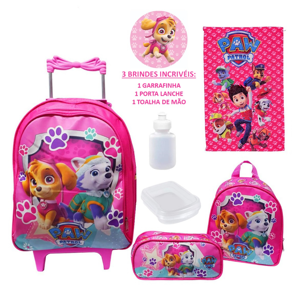 Lancheira Térmica Infantil Escolar Paw Patrol X2 - 11774