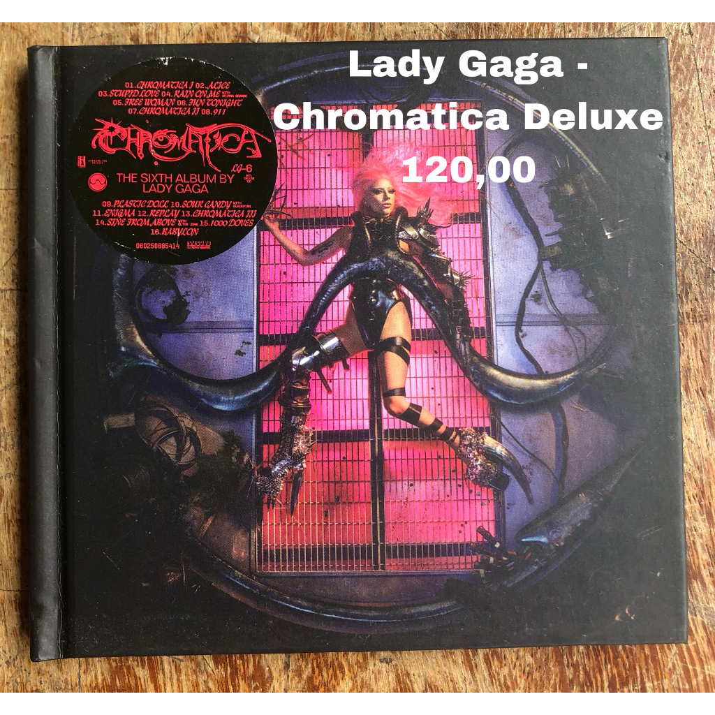 Cd Lady Gaga Chromatica Deluxe Limited Hardcover Book Shopee Brasil