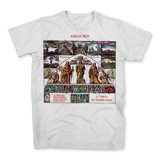 Camiseta Algodao Jorge Ben Jor A Tabua de Esmeralda MPB Musica Nacional Unissex