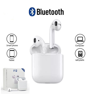Fone de Ouvido Sem Fio i12 Tws Bluetooth Com Touch Bluetooth 5.0