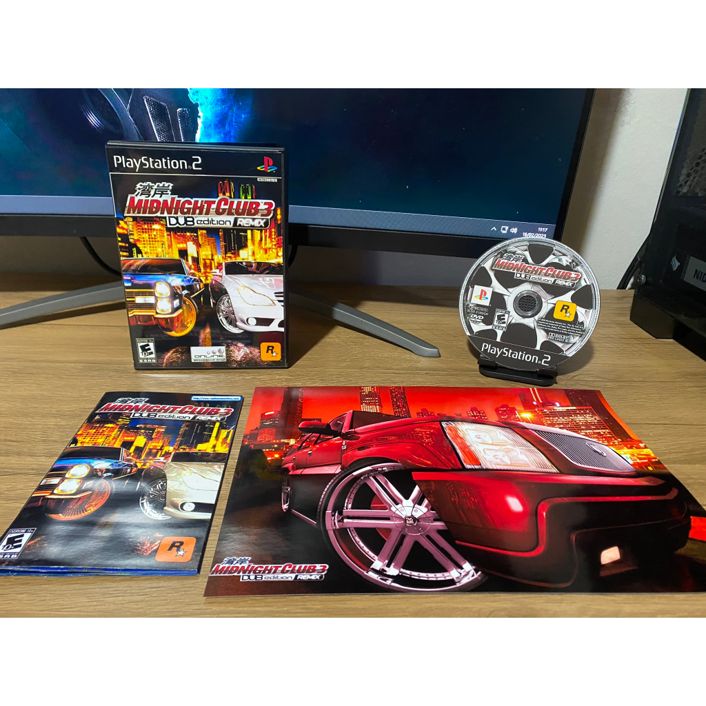 Midnight Club 3 DUB Edition REMIX Pôster/Manual para PS2