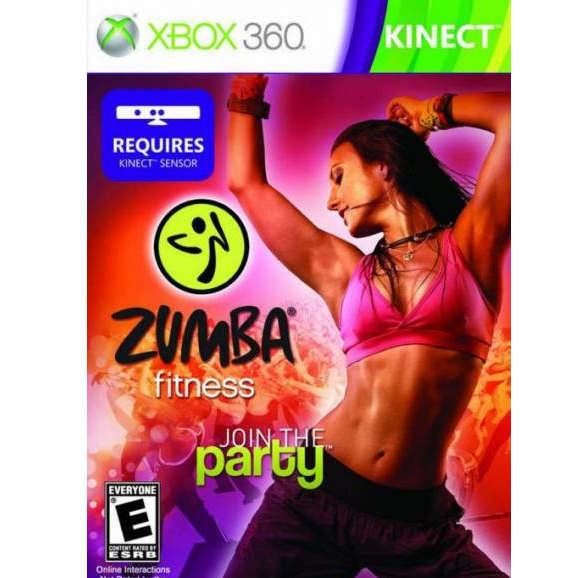 ZUMBA FITNESS CORE Party Your Abs Off + Kinect Adventures XBOX 360 GAMES  NEW 