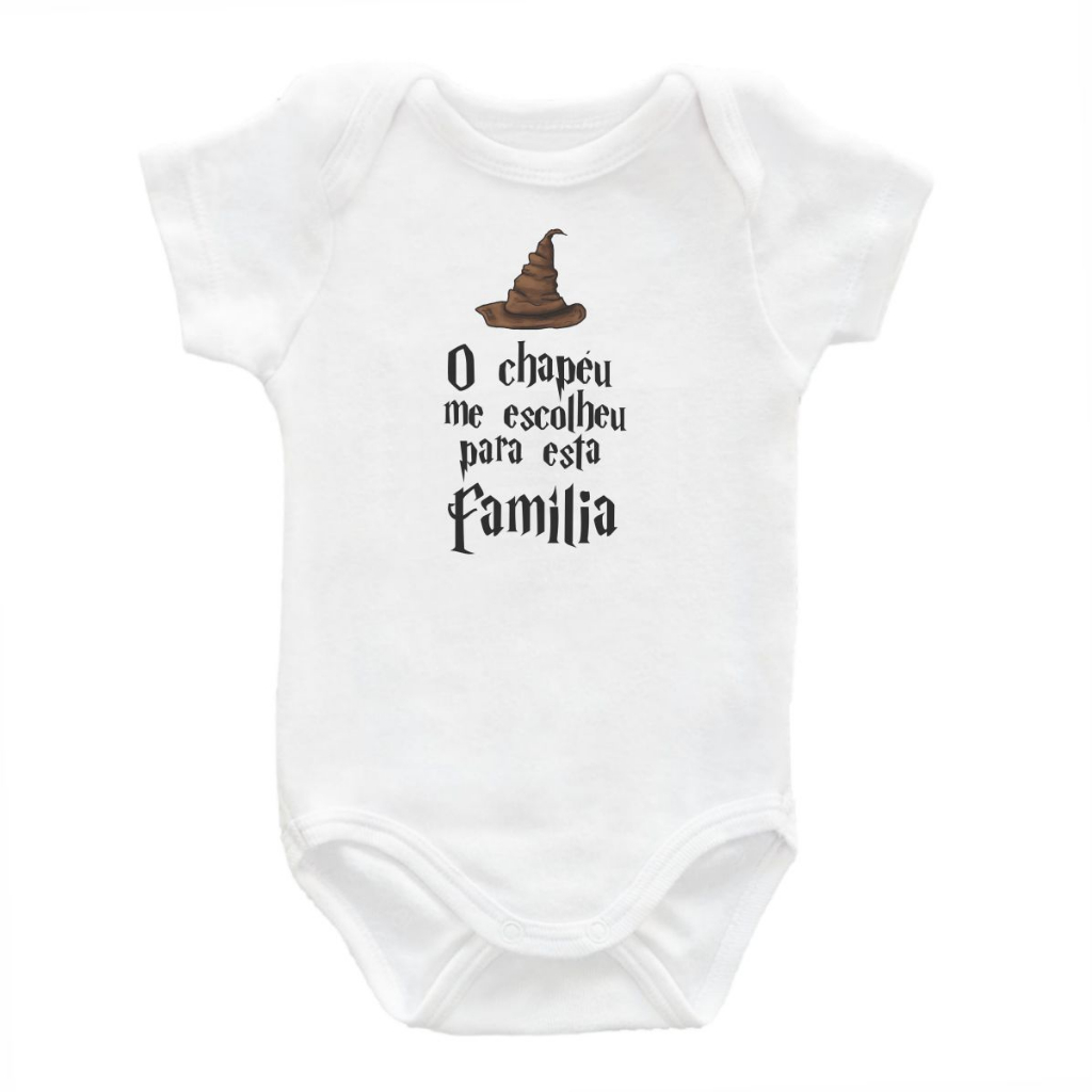 Body Bebe Personalizado Accio Expecto Mandrake Harry Potter em