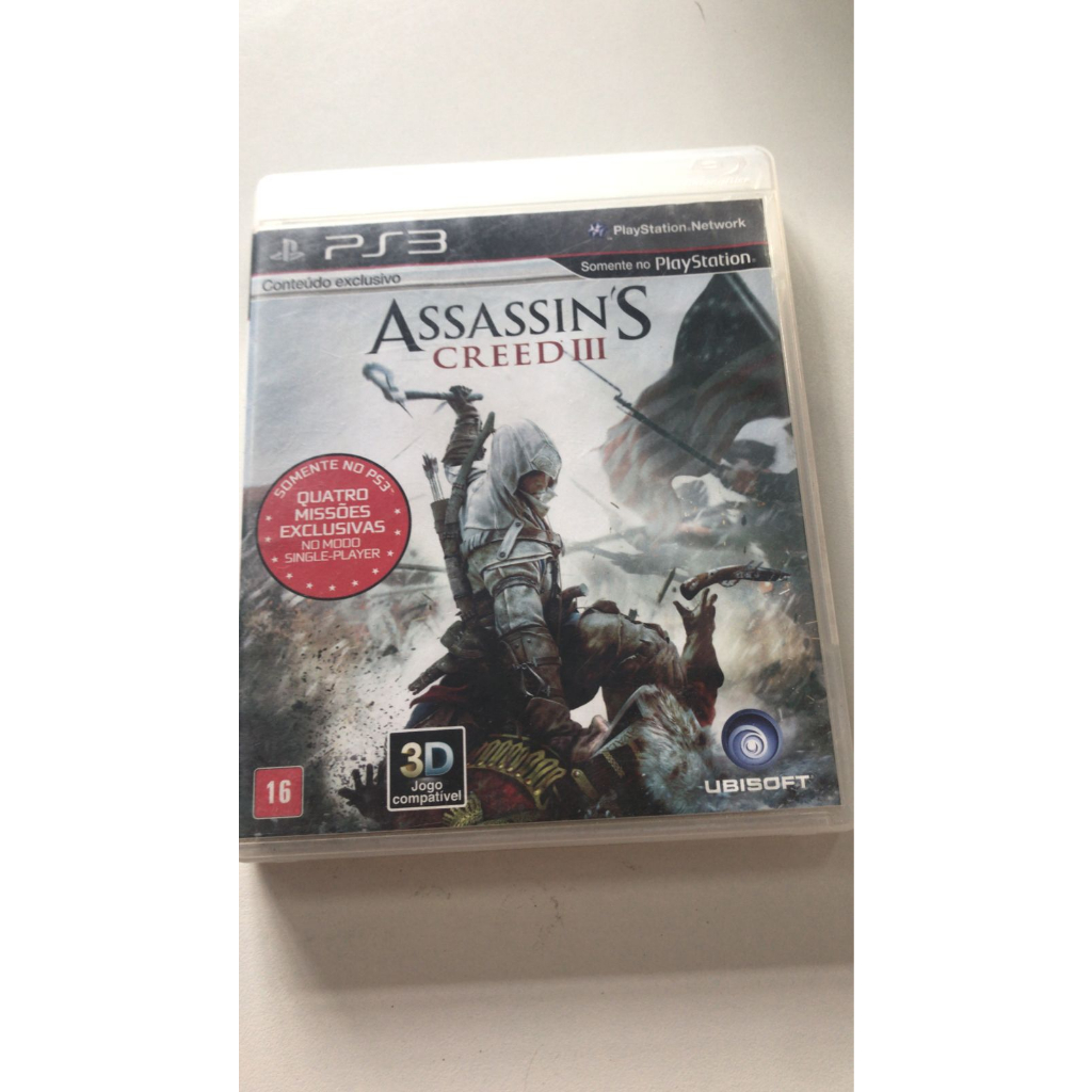 Assassins Creed 3 - Ps3 - Mídia Física