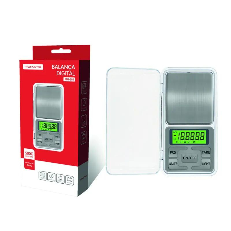 Mini Balança Digital Até 500g Mh-503 TOMATE | Shopee Brasil