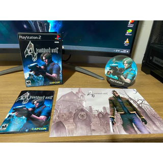 Resident Evil 4 com Pôster/Manual para PS2
