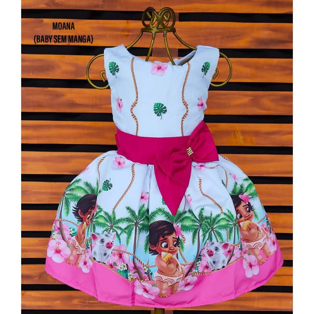 vestido moana em Promoção na Shopee Brasil 2023