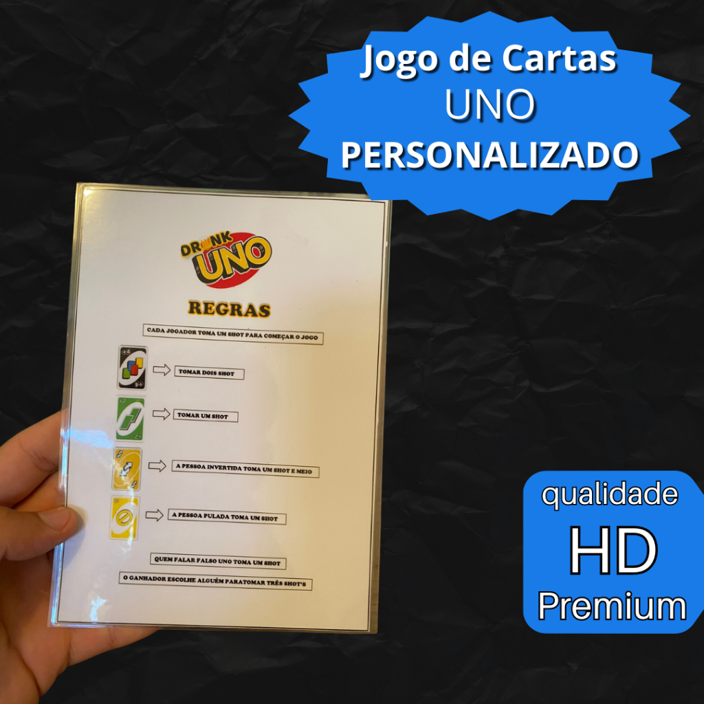 Jogo Uno Plastificado