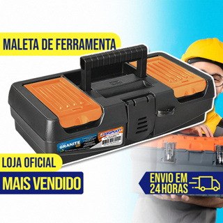 Maleta Caixa De Ferramentas Multiuso Plástica Grande Completa Resistente Grande Organizadora Multiuso Para Furadeira Pescaria Guarda Ferramenta Eletricistas Durável Makita