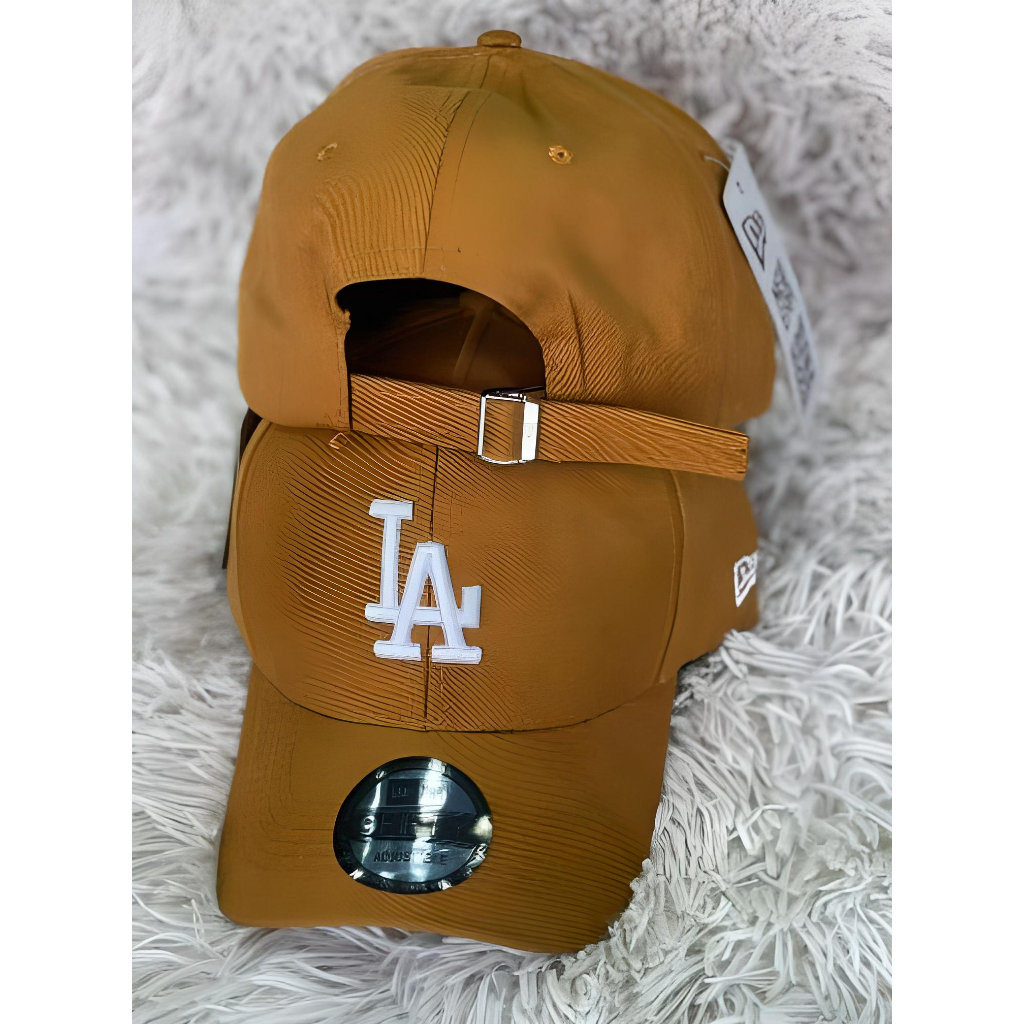 Boné Los Angeles Caramelo Aba Curvada Feminino Masculino Strapback NY NYC 100% Algodão