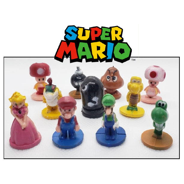 20 ou 40 bolinhas SUPER MARIO encapsulado Miniatura lembrancinha de aniversario Sacolinha em Oferta na Shopee