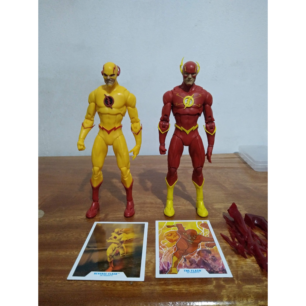The Flash e Flash Reverso McFarlane Toys DC Multiverse | Shopee Brasil