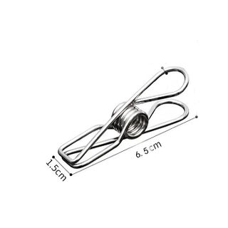 Prendedor de Roupa de Inox 24 Prendedores 100% Inox Pregador