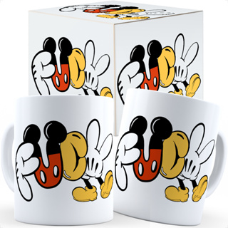 Caneca Divertida Mickey Fuck - Caixa Personalizada