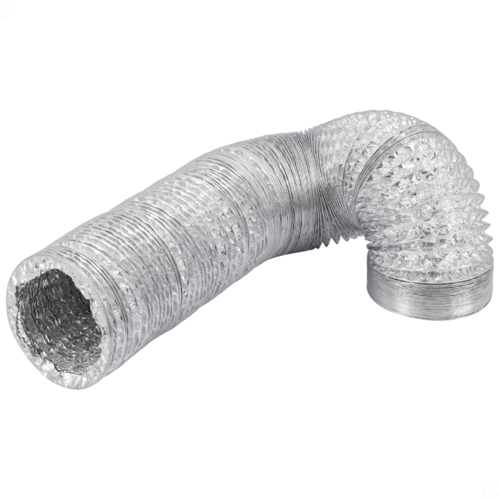 5 Mts Duto 125mm Aluminizado Flexível Exaustor Coifa 5 Pol.