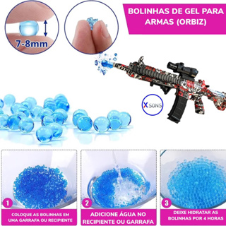 Arminha Brinquedo Caveira Plástico Air Gun Atira Bolinha 6mm em Promoção na  Americanas
