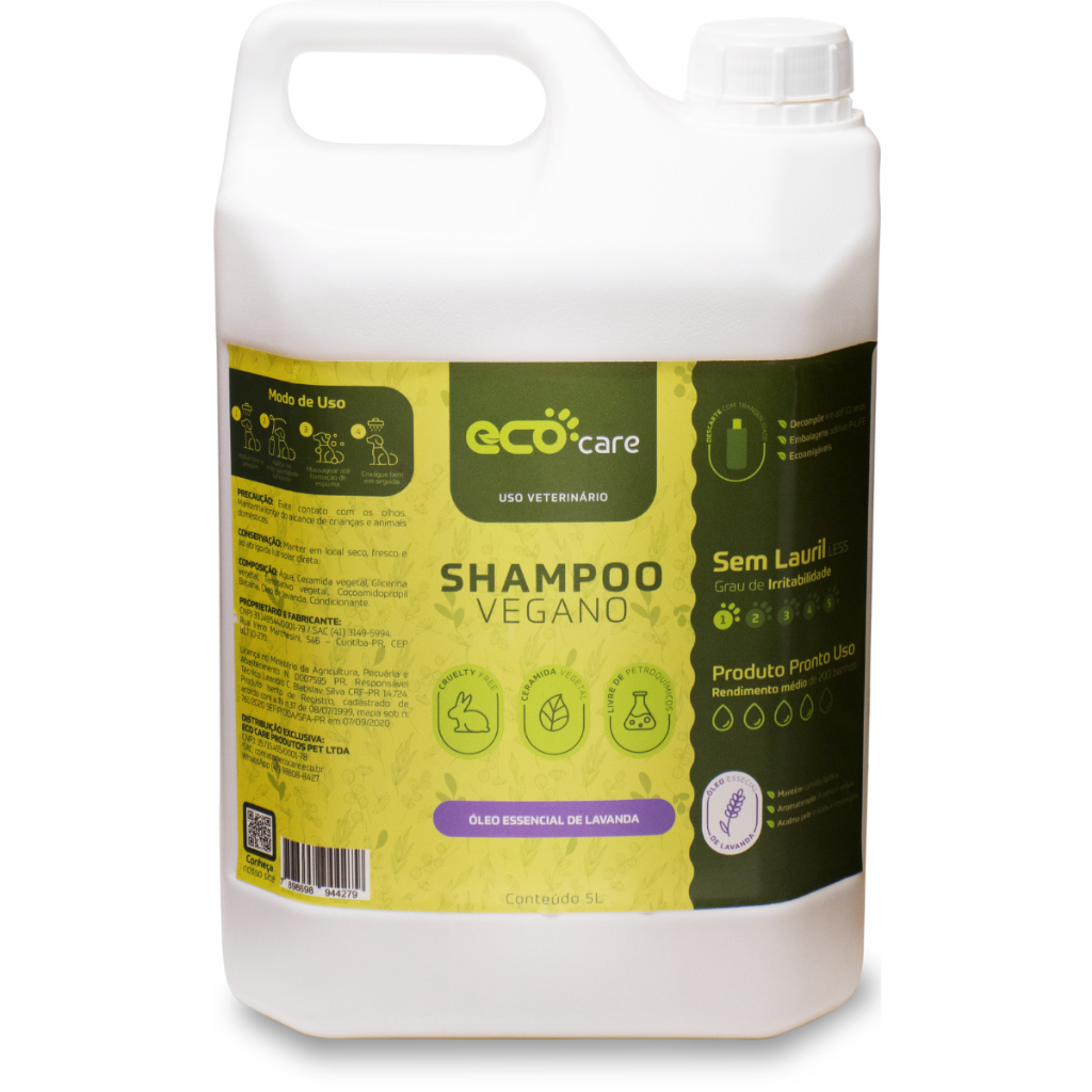 Kit Pet Shampoo e Condicionador Líquido para Pets - Eco Care