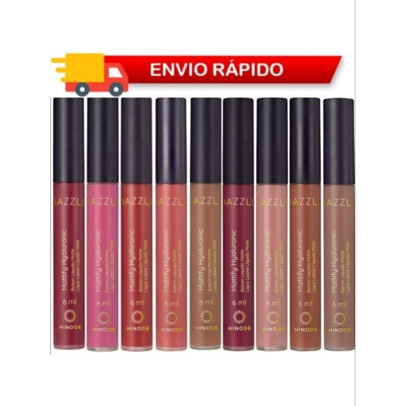 Batom Líquido Mattify Hylarionic Matte 6ml Hinode Make Arrasadora ...
