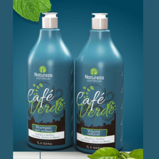 Escova Progressiva De Café Verde 2X1l Natureza Cosméticos
