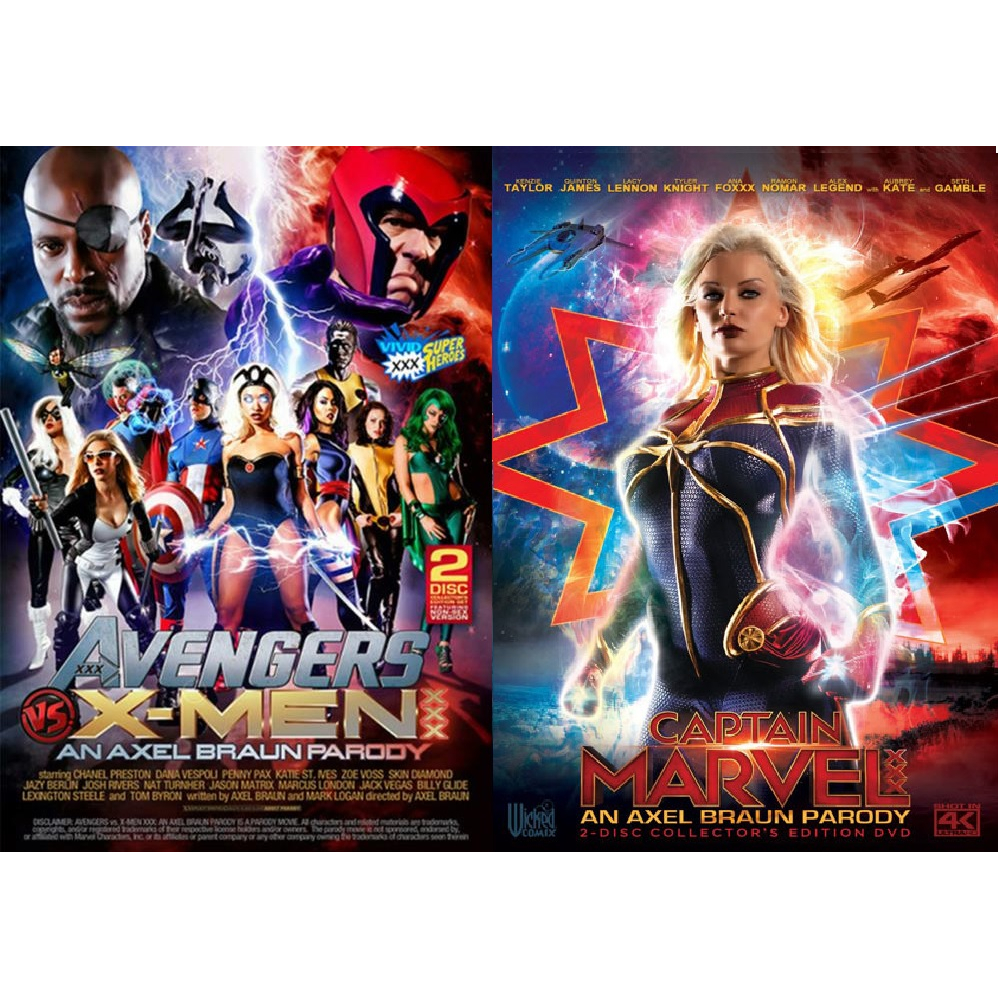 2 Filmes De Parodias Porno Marvel DC Super Herois | Shopee Brasil