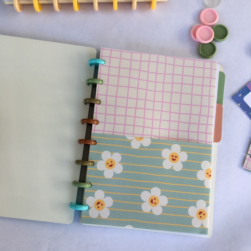 Bolsinho de papel para caderno de disco Abrakabuk A5