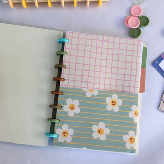 Bolsinho de papel para caderno de disco Abrakabuk A5