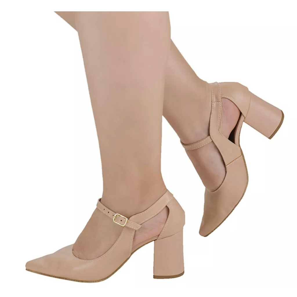 Scarpin Feminino Sapato Fechado Feminino De Salto Alto Scarpin